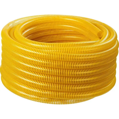 Шланг Зубр 40327-38-15, 1 1/2", 15м, напорно-всасывающий, желтый