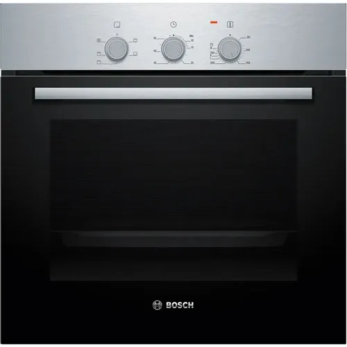 Духовой шкаф электрический Bosch HBF011BR0T, 71л, дверца с 2 стеклами, нержавеющая сталь