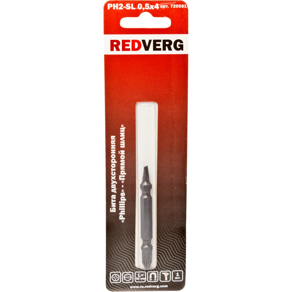 Двусторонняя бита REDVERG 720591 6623513