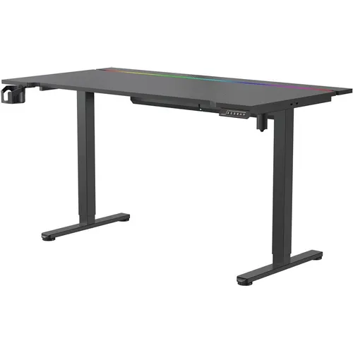 Стол игровой Ritmix TBL-1405GL, с регулировкой высоты, электропривод, МДФ, карбон
