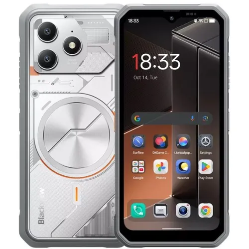 6.56" Смартфон BLACKVIEW 8/128Gb, Fort 100, NFC, IPS, 90Гц, 5000мAч, белый