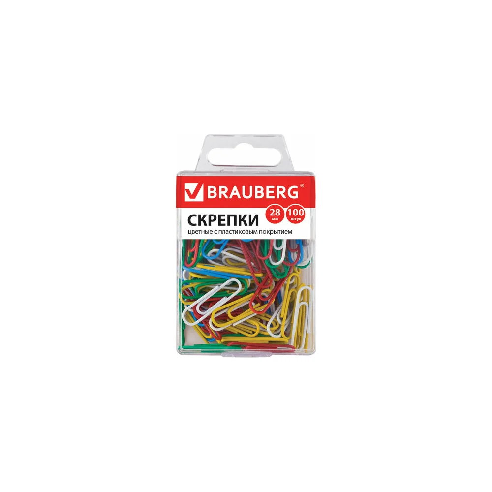 Скрепки BRAUBERG 221111