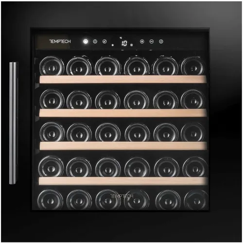 Винный шкаф TEMPTECH Oslo OZ60SB, вместимость: 30 бутылок, 90л, 59см, черный