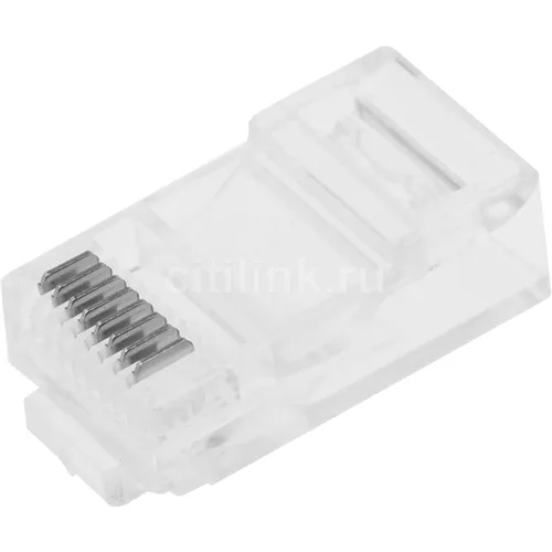 Коннектор PREMIER 6-008 кат.5E RJ45 прозрачный