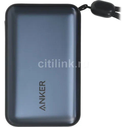 Внешний аккумулятор (Power Bank) ANKER Nano A1638H11, 10000мAч, черный