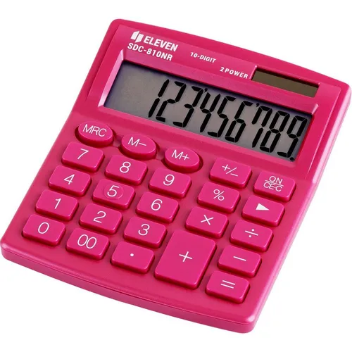 Калькулятор ELEVEN SDC-810NR, 10-разрядный, розовый
