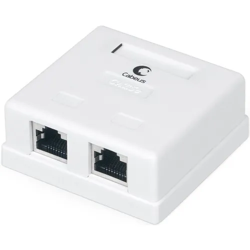 Розетка Cabeus (WS-8P8C-CAT.5E-SH-2) комп. RJ45 кат.5E бронз.