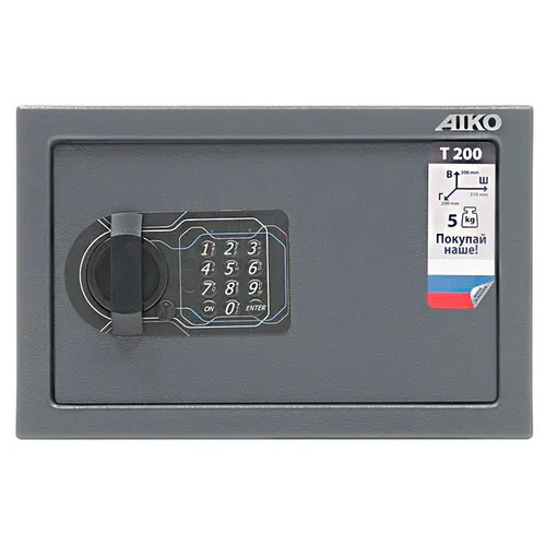 Сейф мебельный AIKO T 200 EL 200x310x200 мм электронный [s10399211214]