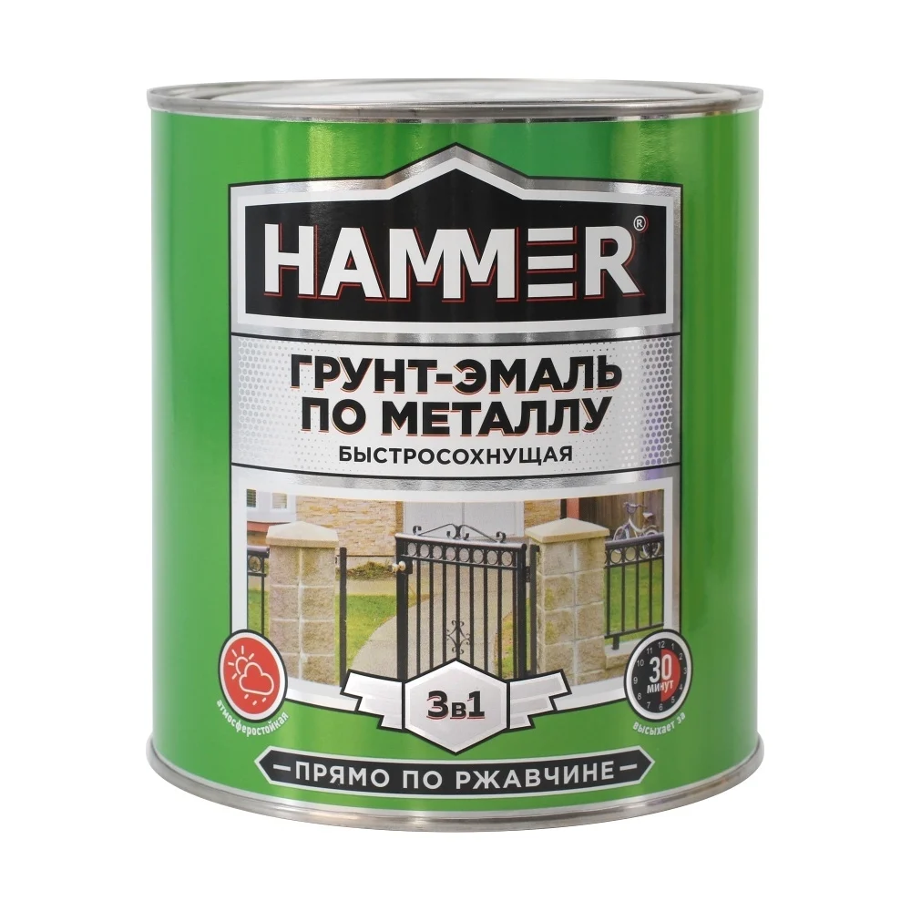 Грунт-эмаль по металлу Hammer ЭК000125866