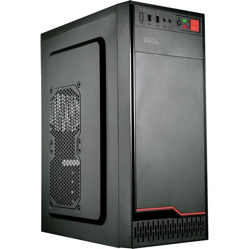 Корпус ATX KINGPRICE KPCC-MD201, Midi-Tower, без БП, черный