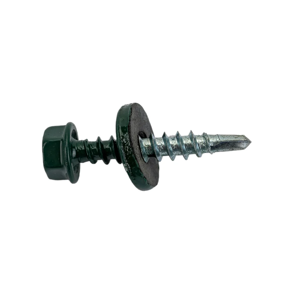 Саморез Tech-Krep 4,8х28 RAL6005 тёмно-зеленый 300 шт. 127871