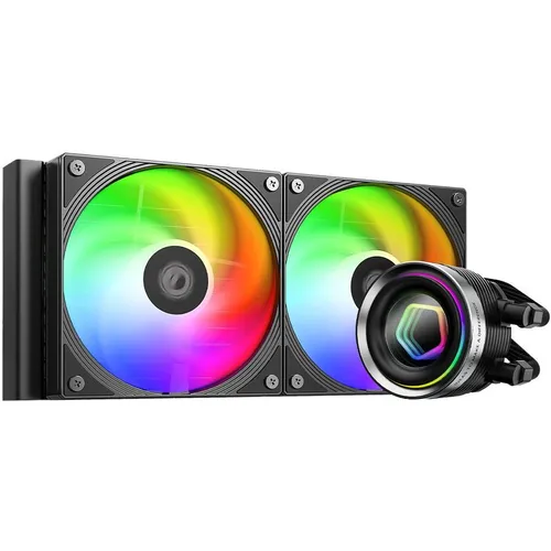 Система водяного охлаждения ID-COOLING FX240 Inf, 4-pin, ARGB, 120мм, черный, retail