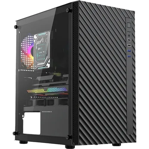 Корпус mATX Accord ACC-508, Mini-Tower, без БП, черный