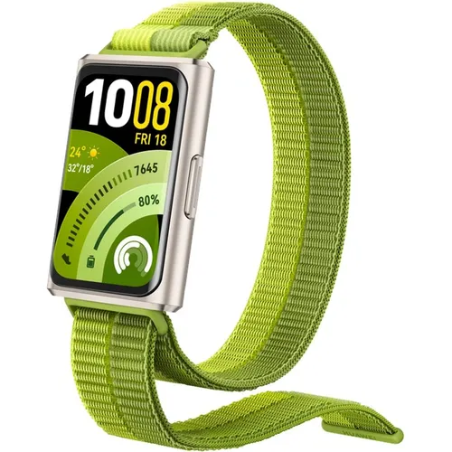 Фитнес-трекер Huawei Band 11 Pro Candy-B49F, 1.62", серебристый, зеленый [55020gut]