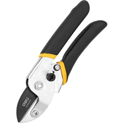 Секатор Deli DL580205 малый черный/желтый