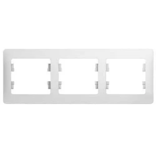 Рамка Schneider Electric (GSL000103) накладная 3шт горизонтальный монтаж белый