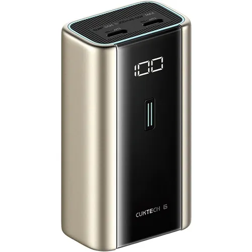 Внешний аккумулятор (Power Bank) CUKTECH PB060, 6000мAч, золотистый/черный [cukpb060glgd]