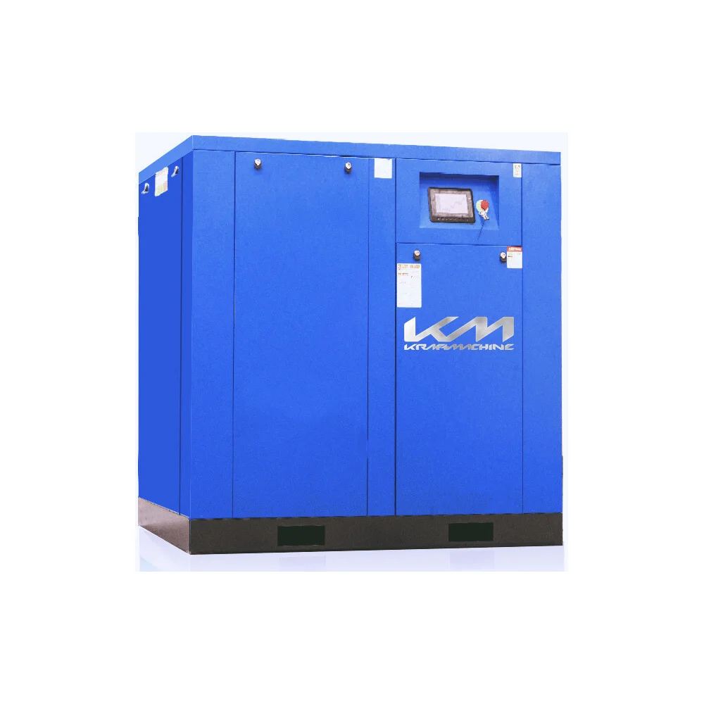 Винтовой маслозаполненный компрессор KRAFTMACHINE KM75-8ПМ АВ, Inovance KMIMIV07508MIPB55J