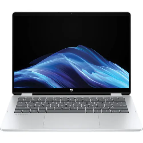 Ноутбук HP OmniBook 5 Flip 14-fp0023dx, 14", трансформер, IPS, Intel Core 7 150U 1.8ГГц, 10-ядерный, 16ГБ LPDDR5, 512ГБ SSD, Intel Graphics, Windows 11 Home, серебристый [b86q7ua]