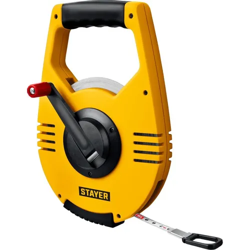 Мерная лента геодезическая Stayer 34186-100, 100м x12.5мм
