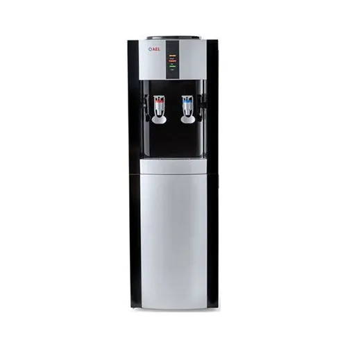 Кулер AEL LD-AEL-47c, напольный, электронный, push - кран, черный/серебристый [00307]