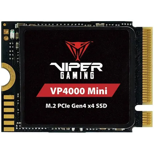 SSD накопитель Patriot VP4000 Mini 500ГБ, M.2 2230, PCIe 4.0 x4, NVMe, M.2 [vp4000m500gm23]