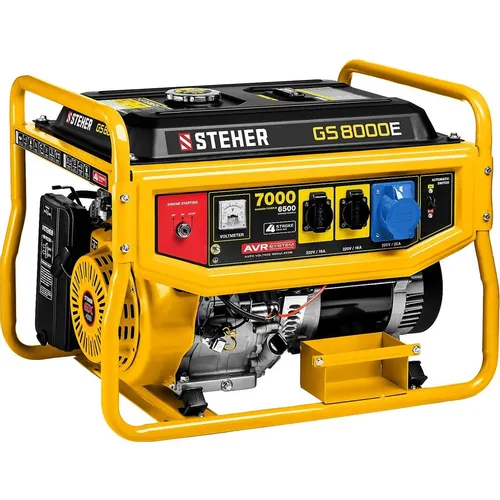 Бензиновый генератор STEHER GS-8000Е, 220 В, 7кВт
