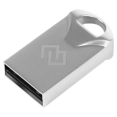 Флешка USB Digma DRIVE2 32ГБ, USB2.0, серебристый [dgfum032a20sr]