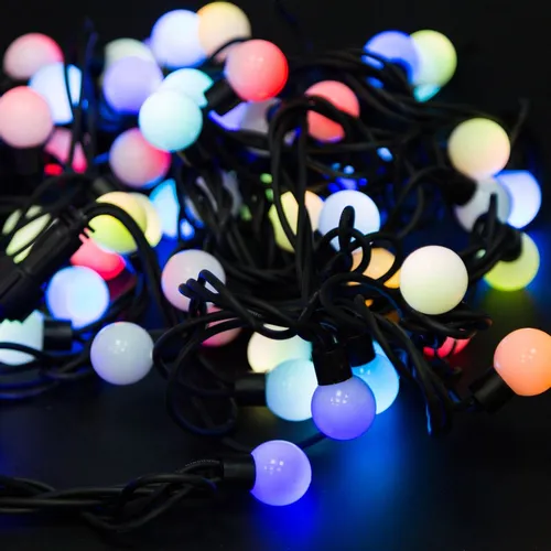 Гирлянда нить NEON-NIGHT Professional Мультишарики, уличная, светодиодная, ламп 80шт, 10м [303-509-6]