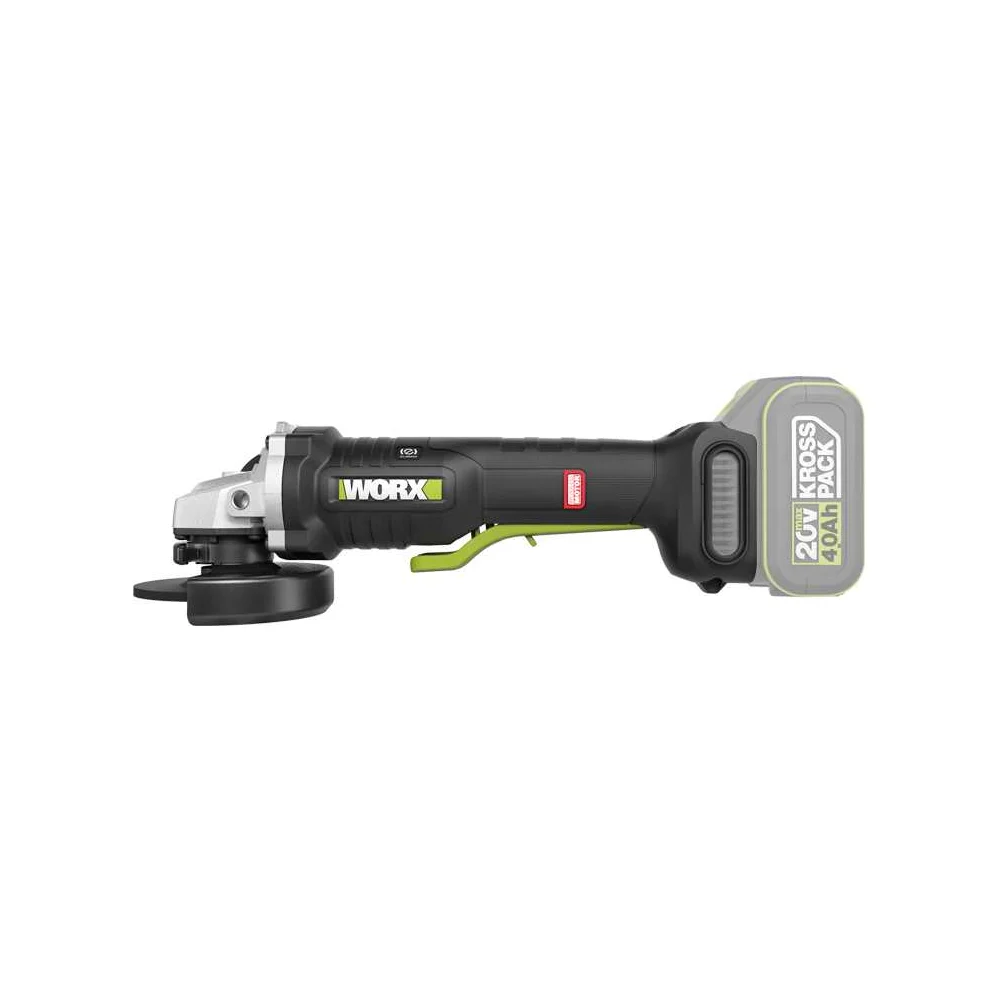 Аккумуляторная угловая шлифмашина WORX Professional WU835 WU835.9