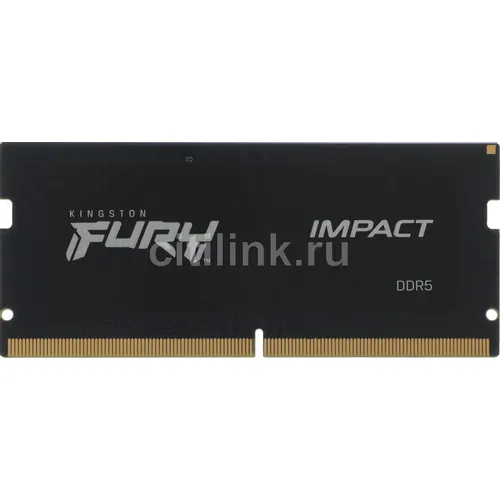 Оперативная память Kingston Fury Impact KF556S40IB-16 DDR5 - 1x 16ГБ 5600МГц, для ноутбуков (SO-DIMM), Ret