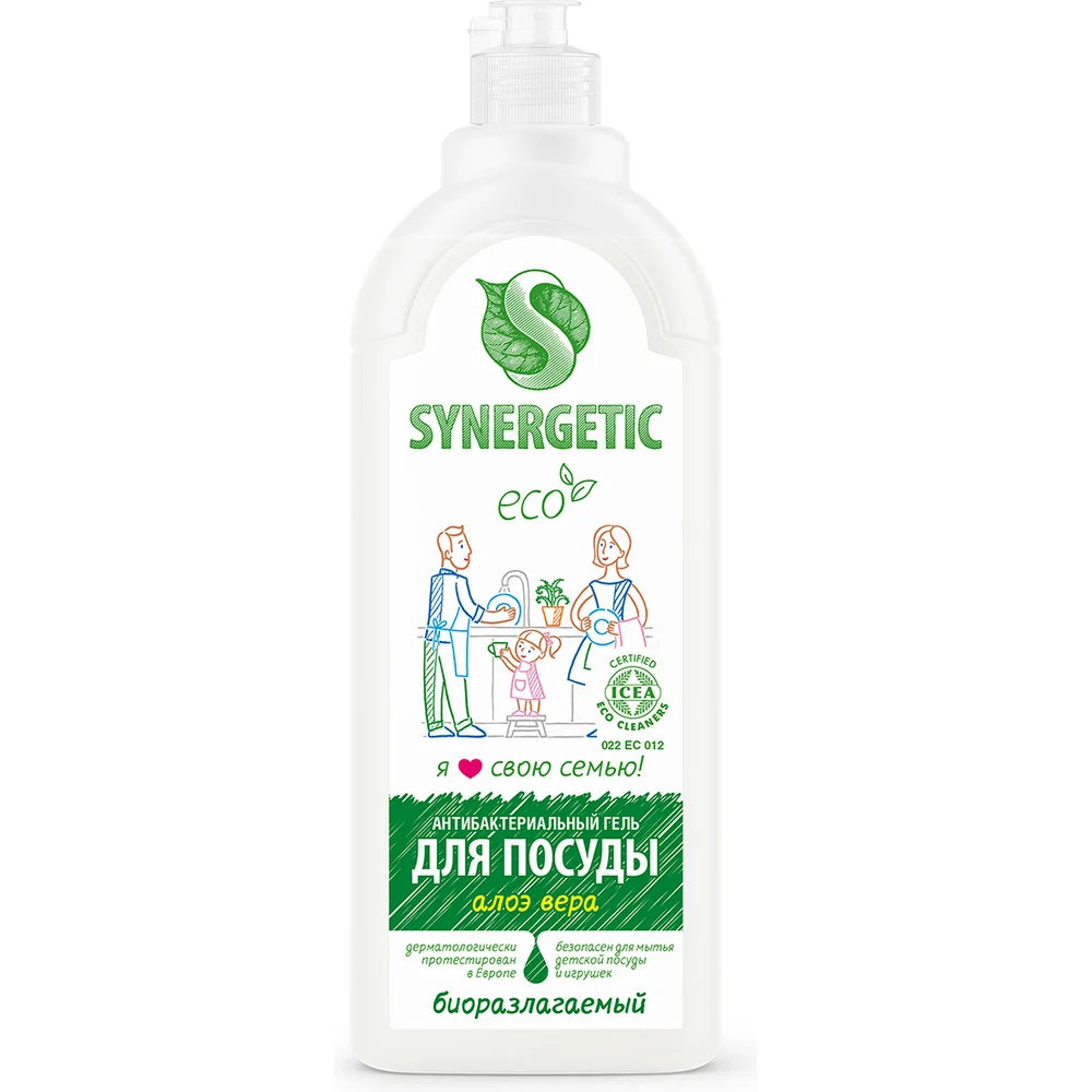 Концентрированное средство для мытья посуды и фруктов SYNERGETIC 103103/8