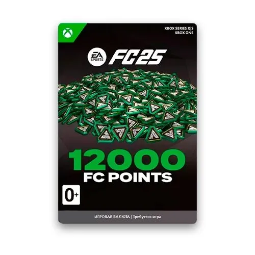 Пополнение игровой валюты Microsoft EA Sports FC 25 12000 Coins, регион: СНГ, Россия