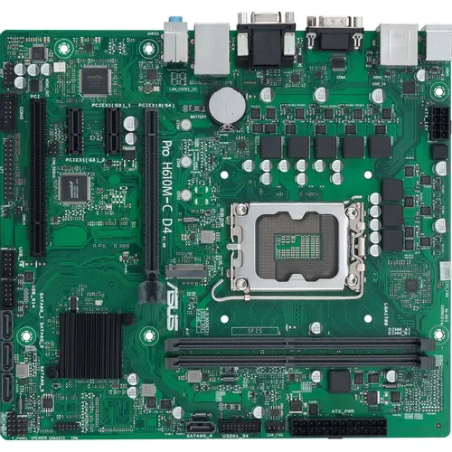 Материнская плата ASUS PRO H610M-C D4-CSM, Socket LGA 1700, Intel H610, mATX, Ret