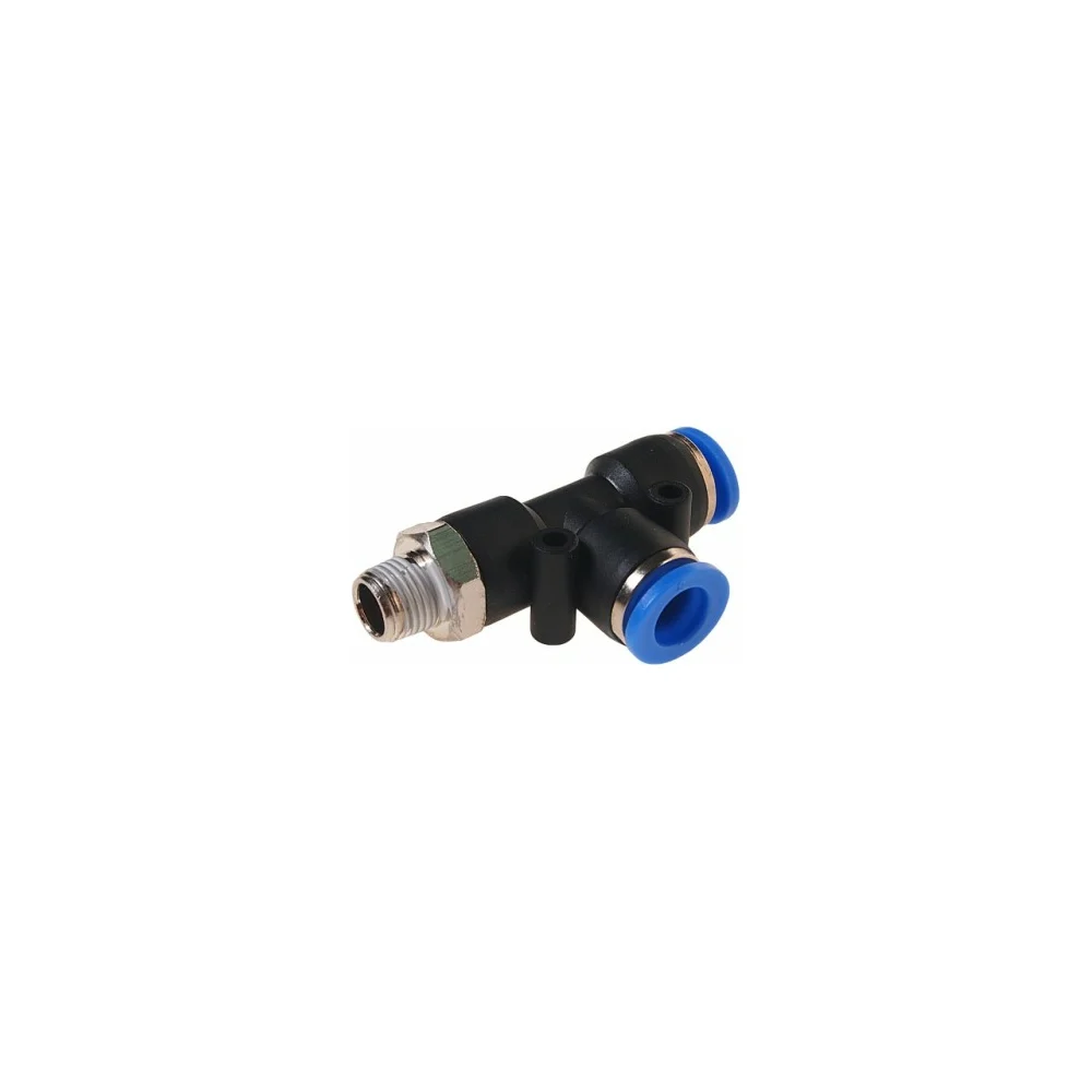Т-образный фитинг для пластиковых трубок Rockforce RF-SPD08-01(2163)