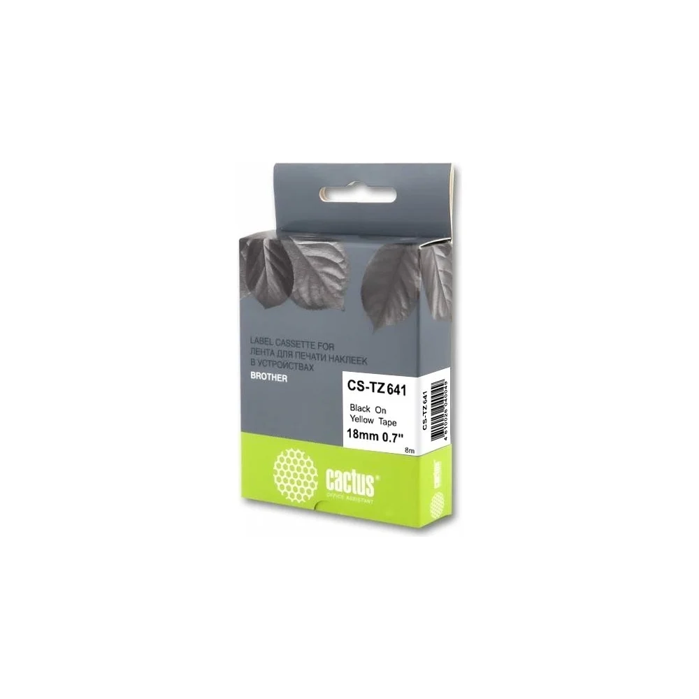 Ленточный картридж для brother 1010/1280/1280vp/2700vp Cactus tze-641 CS-TZ641