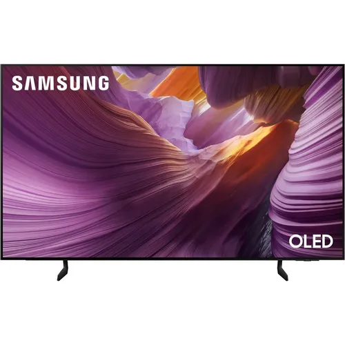 77" Телевизор Samsung QE77S85FAEXRU OLED, 4K Ultra HD, СМАРТ ТВ, Tizen OS, черный графит