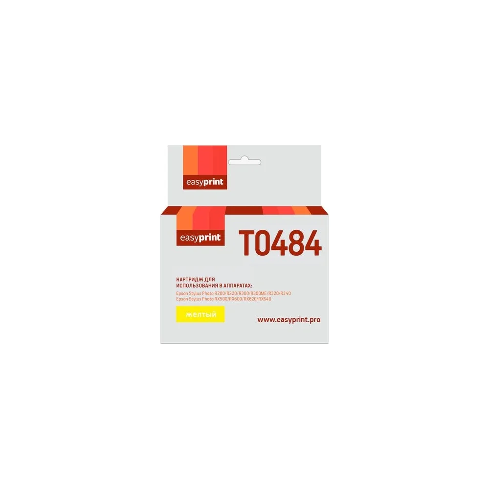 Картридж для Epson Stylus Photo R200, 300, RX500, 600, EasyPrint T0484 IE-T0484