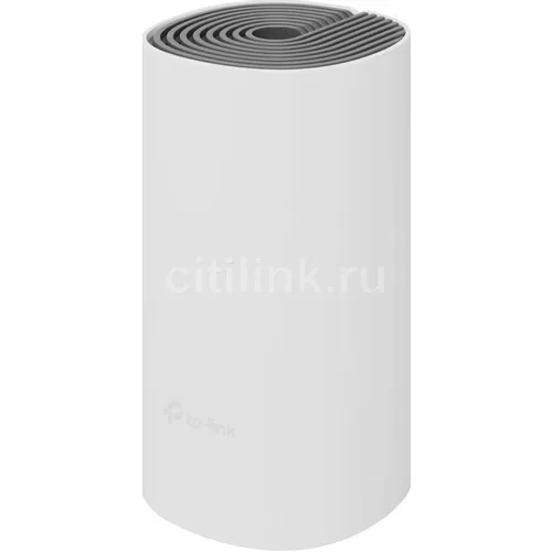 Бесшовный Mesh роутер TP-LINK Deco E4, Wi-Fi 5, AC1200, 2.4/5ГГц, 2 WAN/LAN, белый [deco e4(1-pack)]
