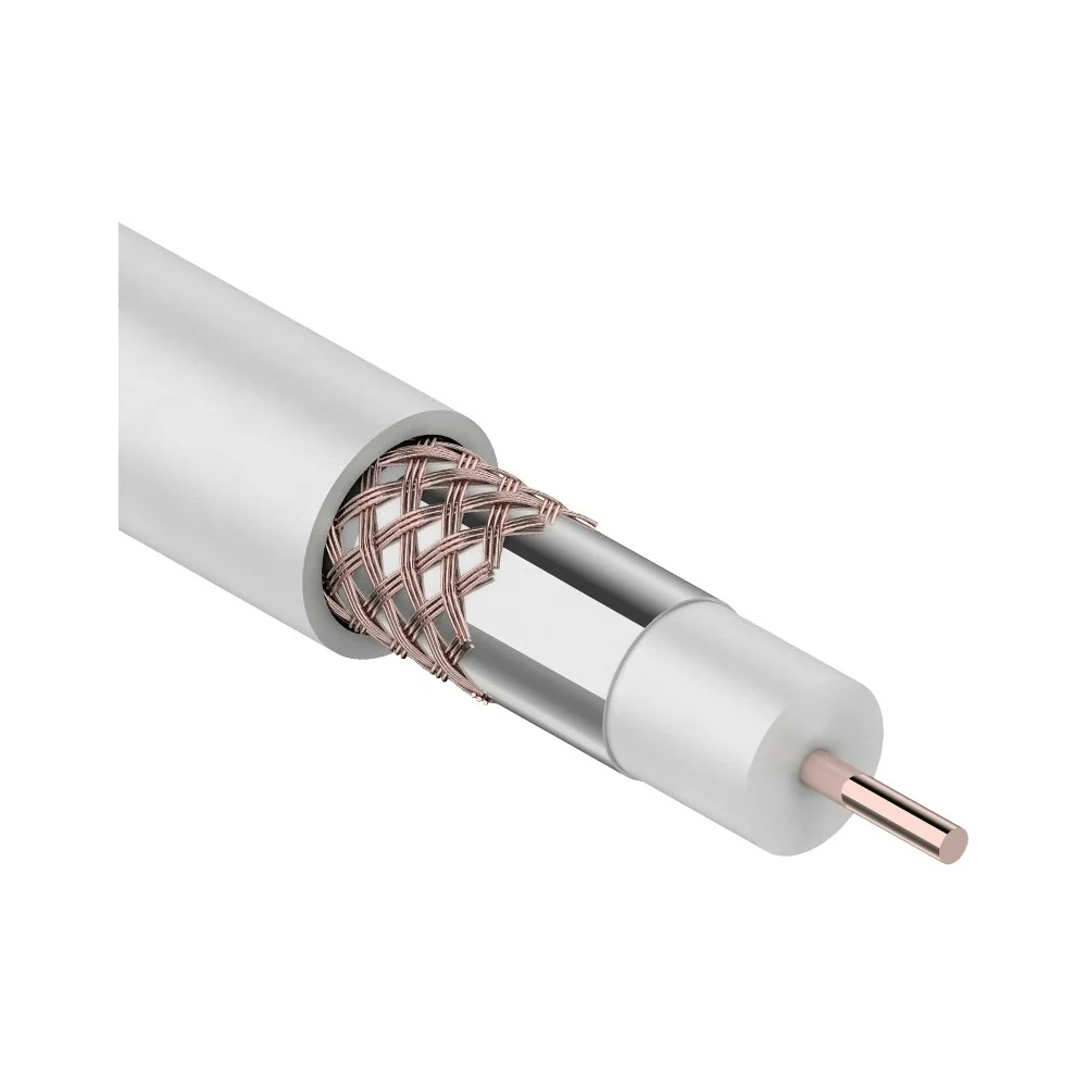 Коаксиальный кабель REXANT RG-6U+Cu 01-2231