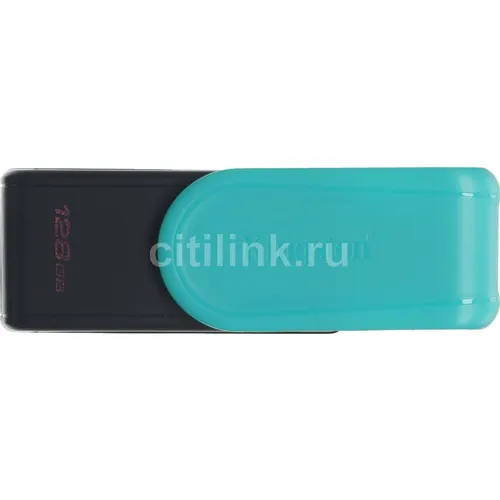 Флешка USB Kingston DataTraveler Exodia S 128ГБ, USB3.0, бирюзовый и черный [dtxs/128gb]
