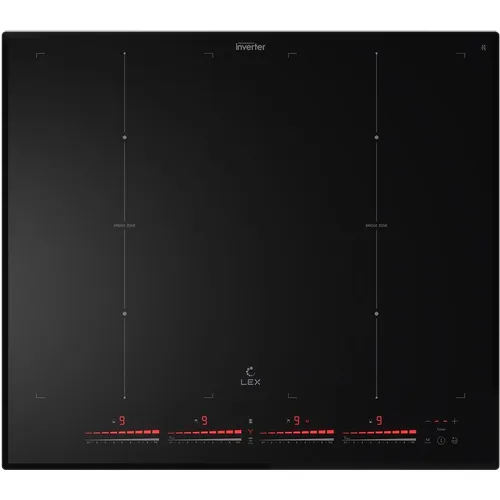 Индукционная варочная поверхность LEX EVI 641C I BL, конфорок: 4 шт., стеклокерамика, независимая, черный