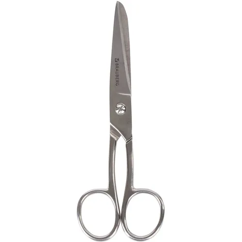 Ножницы BRAUBERG 237101 Professional 150мм, цельнометаллические, серебристый