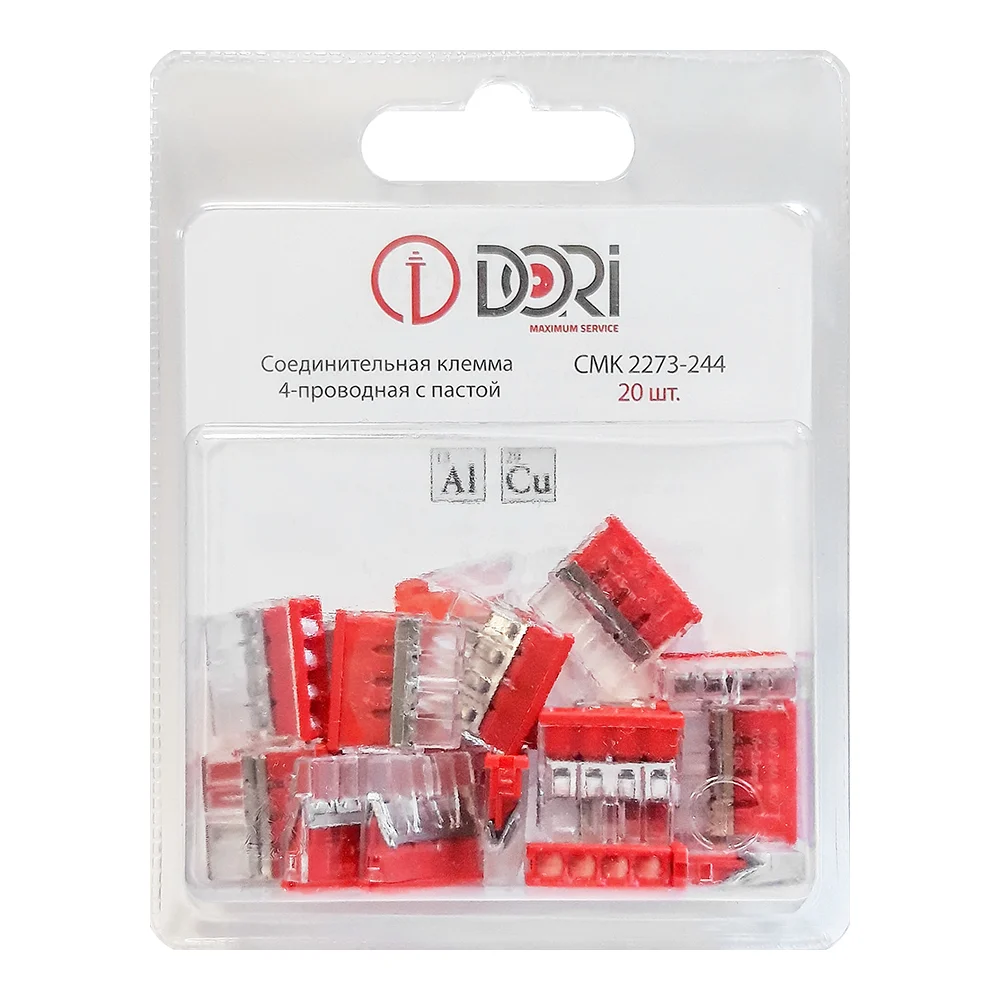 Соединительная 4-проводная клемма DORI CMK 2273-244 47148