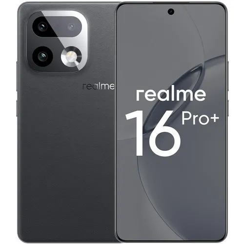 6.8" Смартфон REALME 16 Pro+ 12/512Gb, RMX5131, NFC, AMOLED, 144Гц, 7000мAч, серый