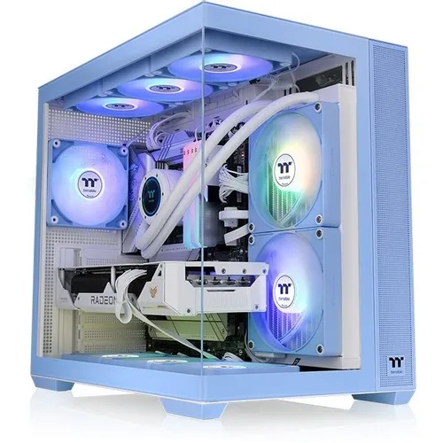 Корпус ATX Thermaltake View 380 TG ARGB Hydrangea, Midi-Tower, без БП, синий [ca-1z2-00mfwn-00]