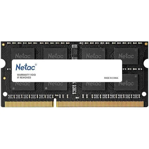 Оперативная память NETAC Basic NTBSD3N16SP-08 DDR3L - 1x 8ГБ 1600МГц, для ноутбуков (SO-DIMM), Ret