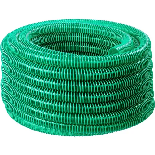 Шланг Зубр 40325-38-15, 1 1/2", 15м, напорно-всасывающий, зеленый