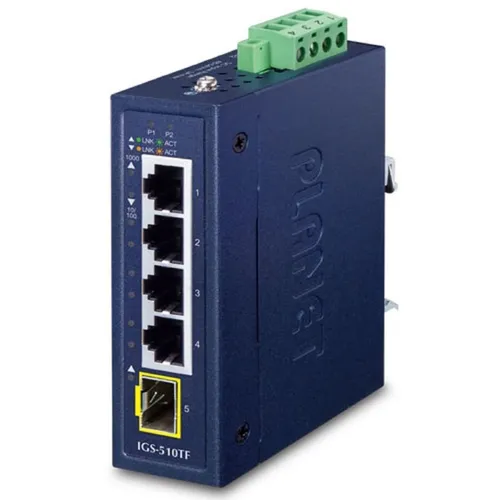 Коммутатор PLANET IGS-510TF, неуправляемый