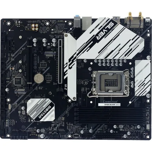 Материнская плата Biostar B760A-Silver , Socket LGA 1700, Intel B760, ATX, Ret